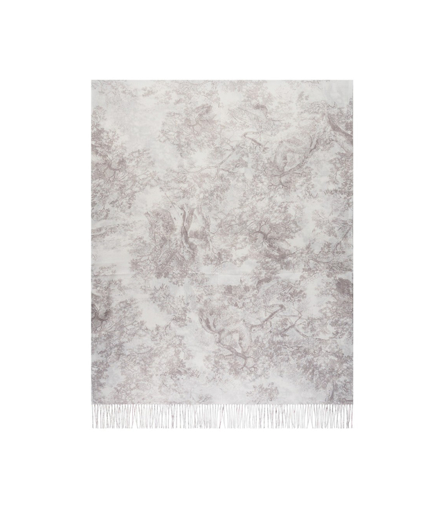 Dámská luxusní šála s květinovým vzorem 180x70