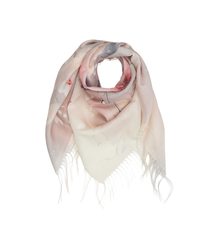 Dámská šála s květinovým vzorem 180x70