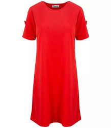 Elegantní rovné rozšířené mini šaty