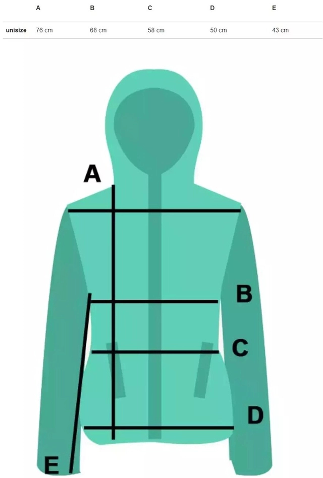 Teplá nadměrná mikina s kapucí klokanka
