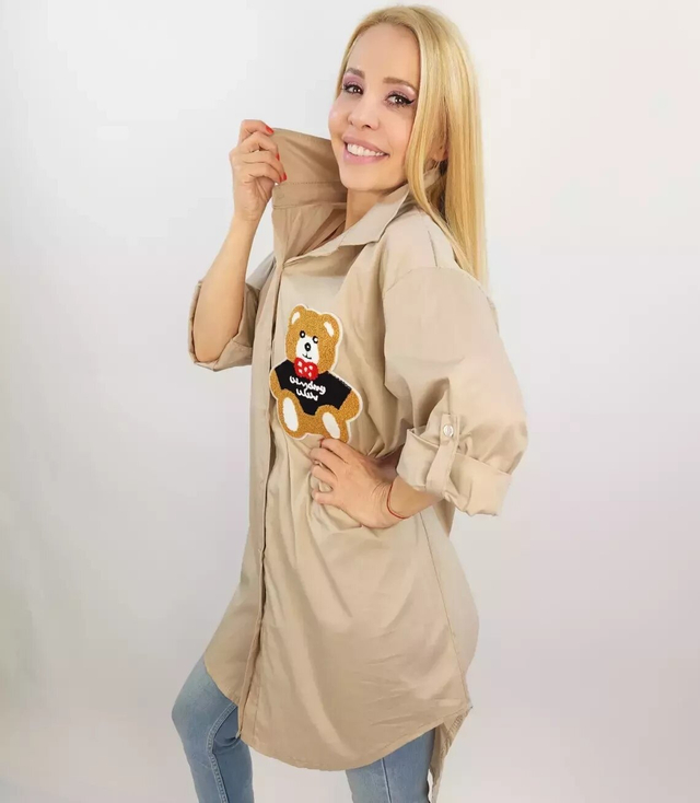 Dlouhá tunika s medvídkem