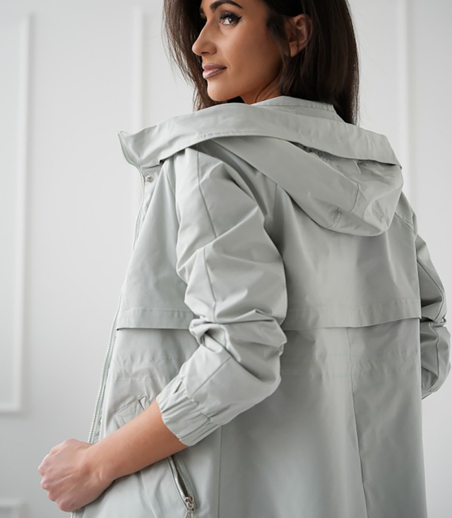 Dámský přechodný kabát parka WIKTORIA