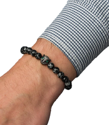 Pánský náramek s přírodními kameny