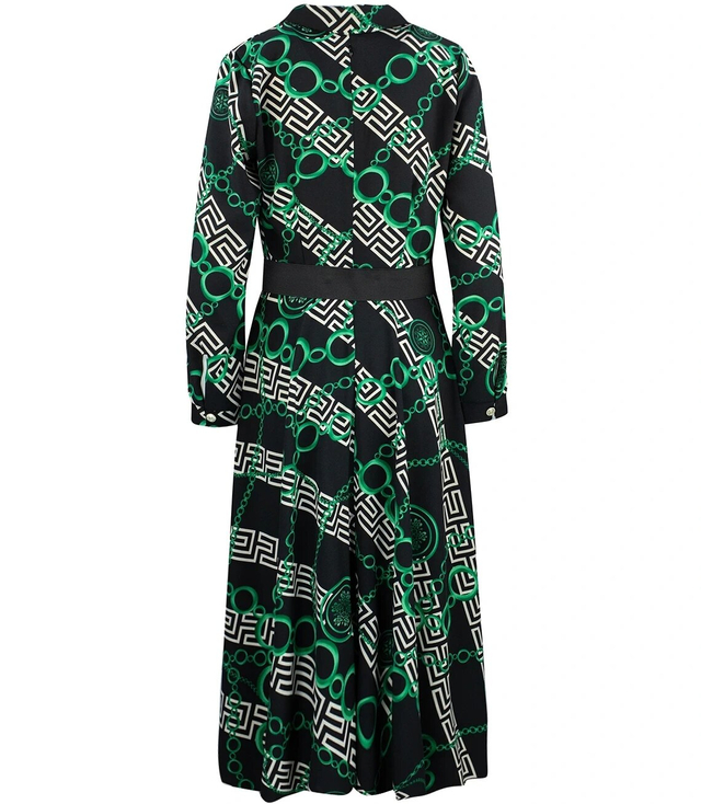 Elegantní šaty Krásné s páskem Obálkový výstřih LUNA