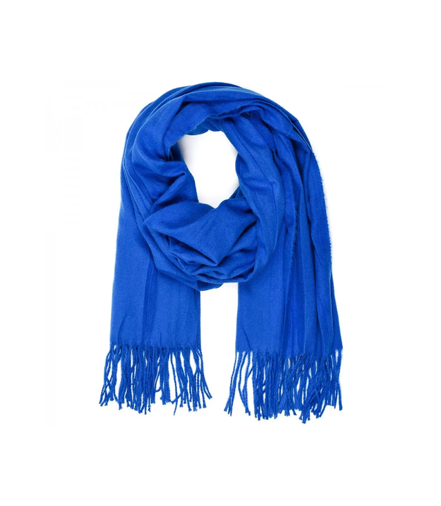 Měkká velká šála s třásněmi klasická