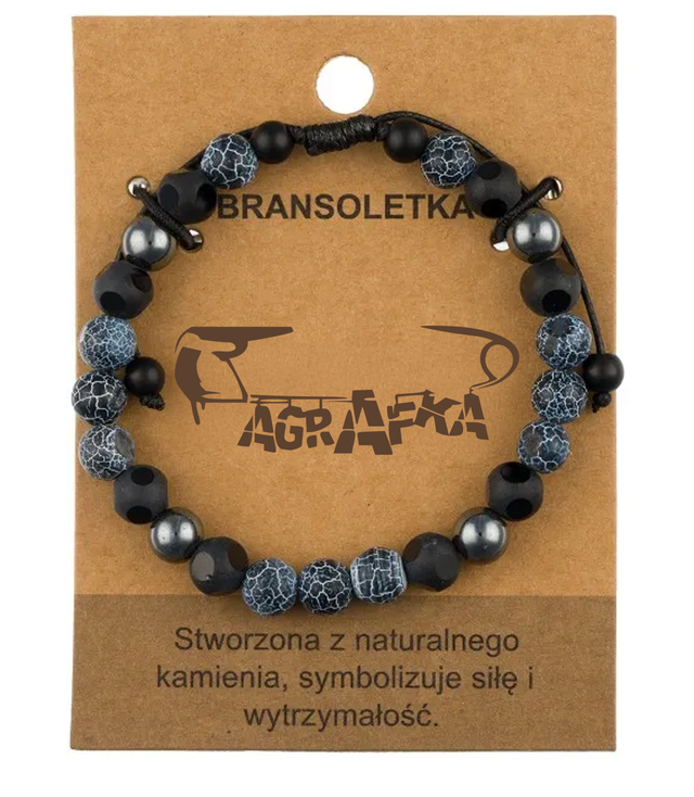 Pánský náramek s přírodními kameny