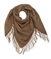 Jednobarevná šála s třásněmi GRACE