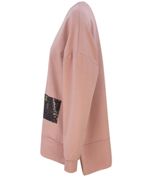 Pohodlná BLUZA s prodlouženým opěradlem CECKINS