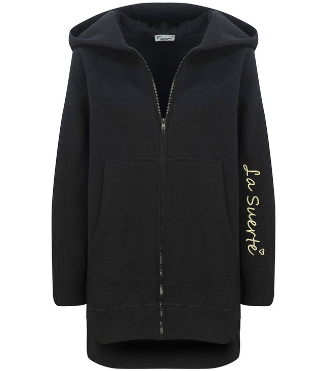 Teplá silná BLUZA s rozparkem