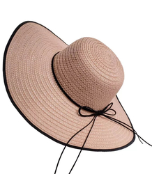 Elegantní dámský slaměný klobouk se stuhou