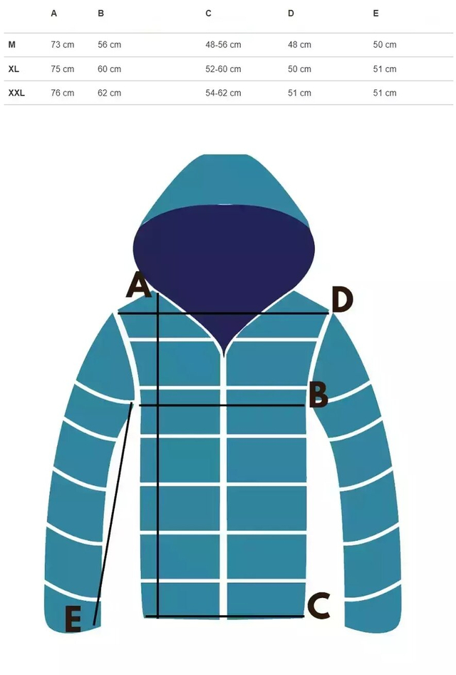 Pánská teplá prošívaná zimní bunda Bomber