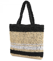 Pruhovaná boho kabelka PARIS MILANO