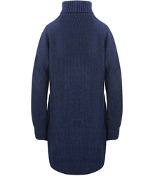 Jednobarevný pletený svetr šaty GOLF