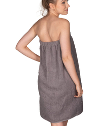 Bavlněné froté pareo Sauna s kapsou