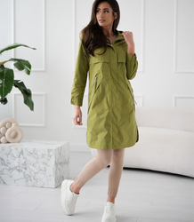 Dámský přechodný kabát parka WIKTORIA