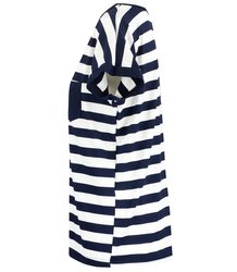 Pruhované tričko s krátkým rukávem a kapsou MIRACLE