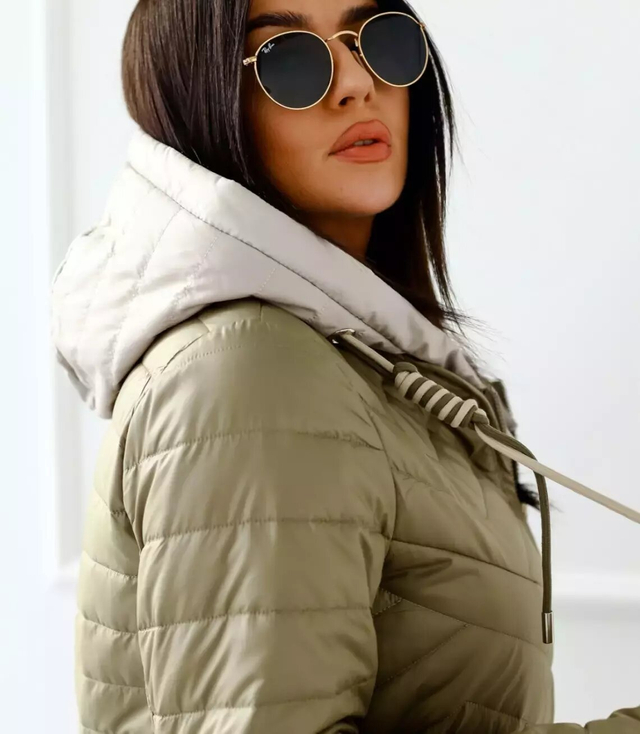 Dámská prošívaná jarní přechodová bunda LAURA