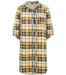 Dlouhá košile TU TUNIKA Emisette CASUAL kostkovaná