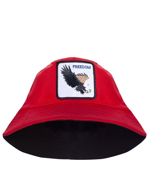 Oboustranný turistický klobouk BUCKET s výšivkou zvířete