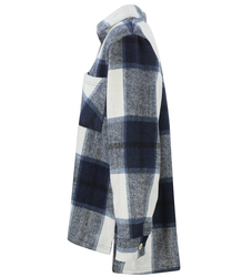 Košile Módní kostkovaná bunda