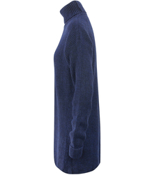 Jednobarevný pletený svetr šaty GOLF