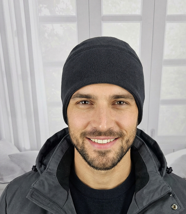 Pánská fleecová čepice BASIC stylová