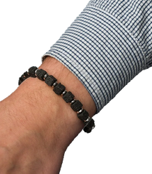 Pánský náramek s přírodními kameny