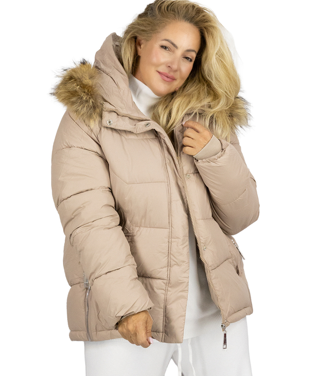 WINTER QUEEN teplá zimní bunda delší bomber bunda