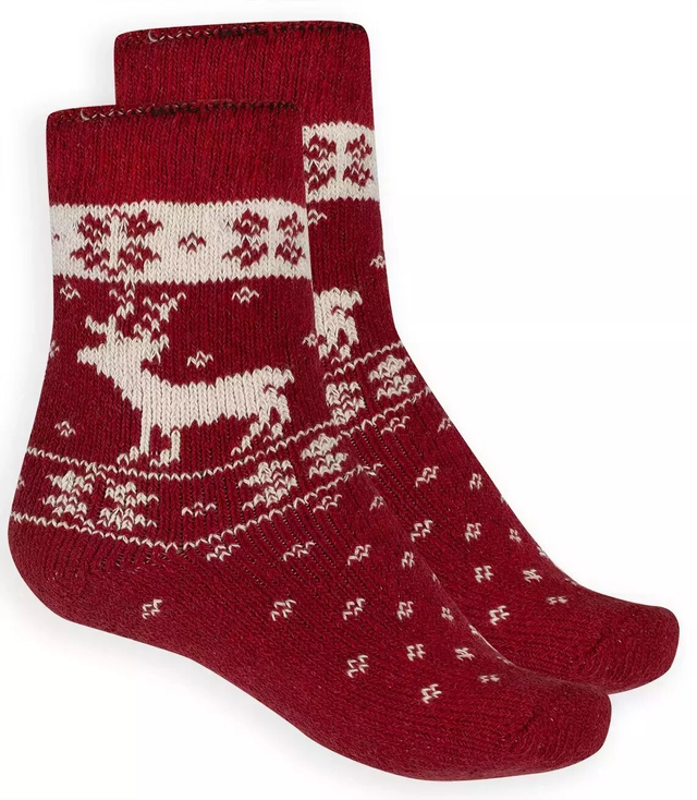 Univerzální teplé ponožky vlněné sobí 3-PAK