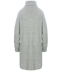 Jednobarevný pletený svetr šaty GOLF