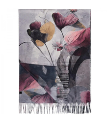 Dámský čtvercový šátek s třásněmi AGRAFKA