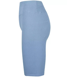 Krátké pruhované legíny plus size ELA