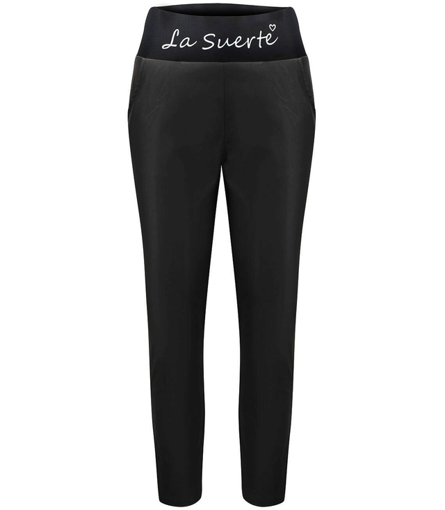 Zeštíhlující legíny z ekologické kůže