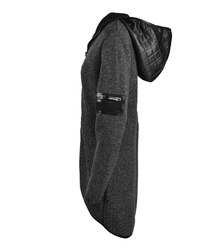 Módní asymetrický svetr a;la kabát