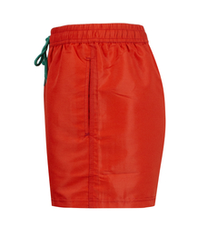 Jednobarevné plavky s kontrastní šňůrkou