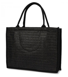 Nákupní taška PARIS MILANO pletená letní plážová taška velká ekologická taška