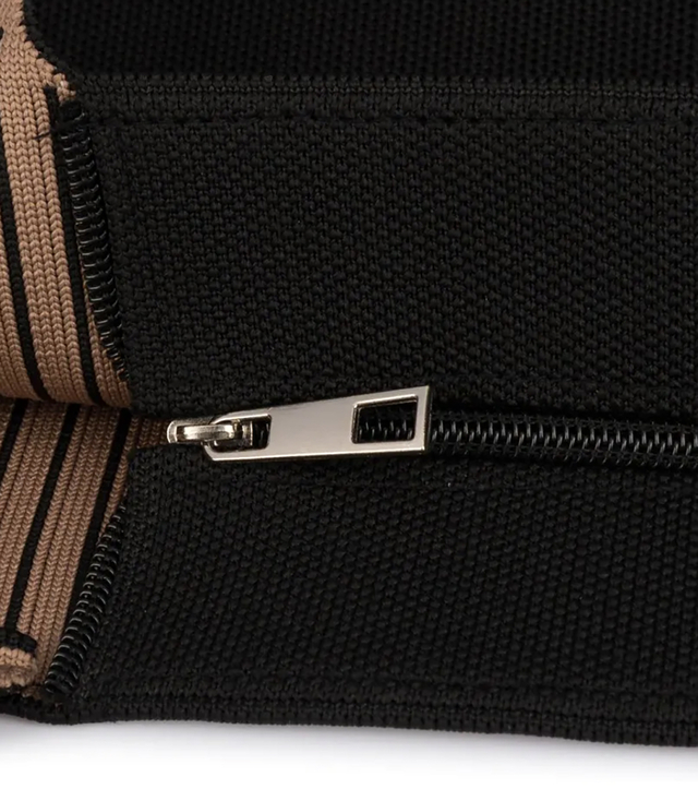 PARIS shopper bag velká látková taška přes rameno se zipem