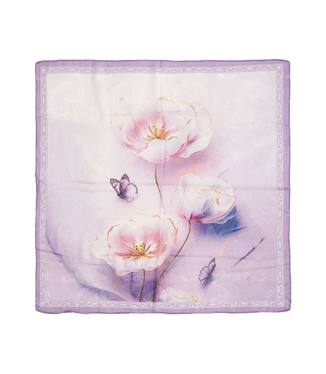 Elegantní dámská šála s šíleným vzorem 70x70