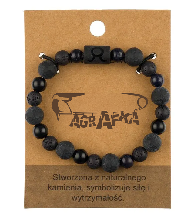 Pánský náramek s přírodními kameny