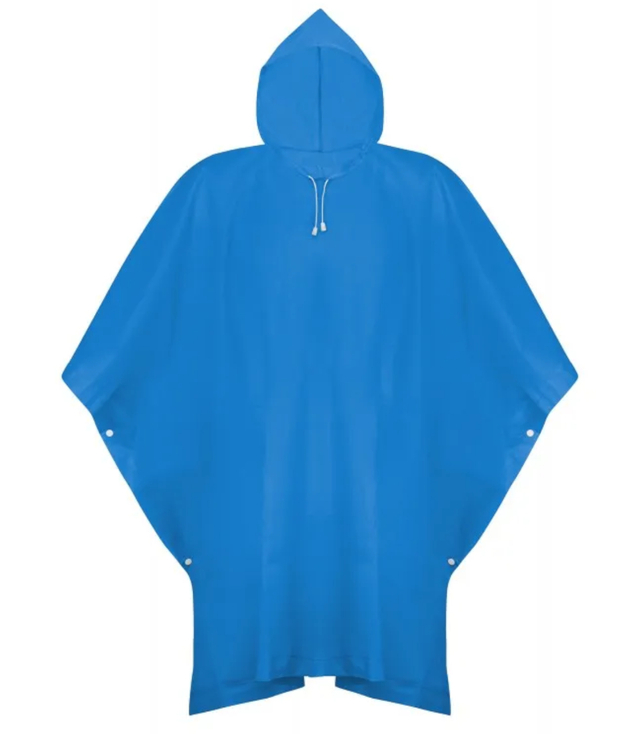 Plášť pončo unisex parka s kapucí