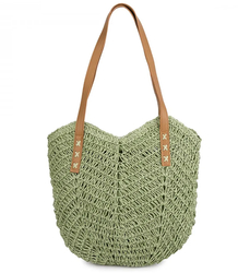 Dámská plážová taška boho openwork pro letní košík shopper