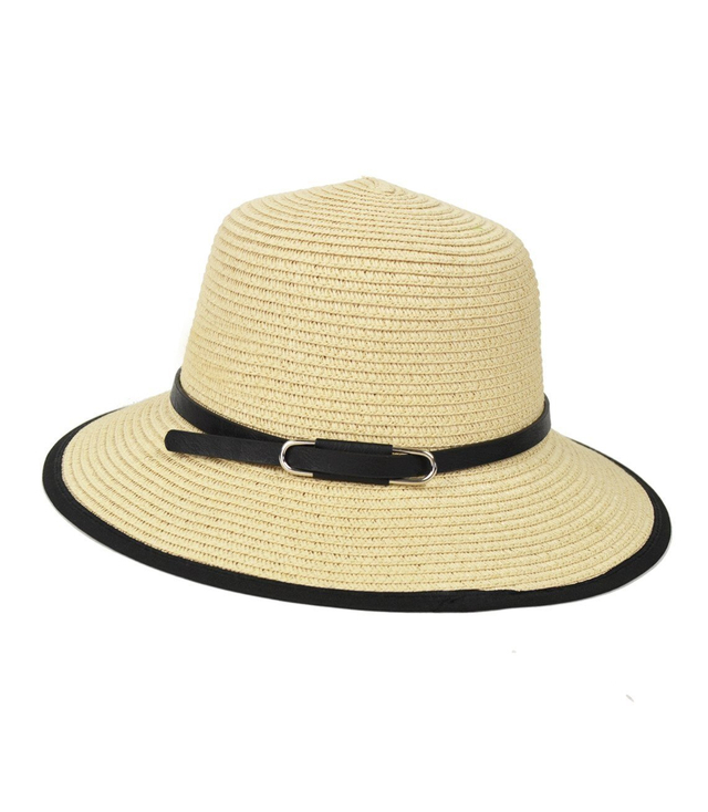 Malý dámský slaměný klobouk stylový safari