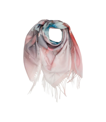 Dámská šála s květinovým vzorem 180x70