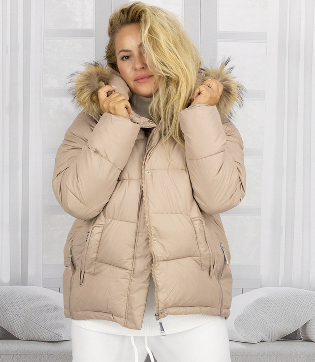 WINTER QUEEN teplá zimní bunda delší bomber bunda